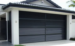 Custom-Made Black Roller Door